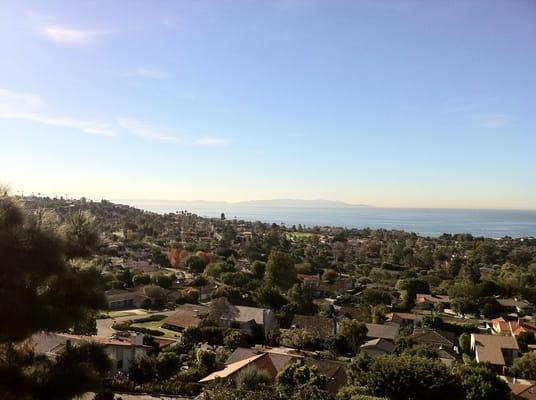 View from rental property Palos Verdes