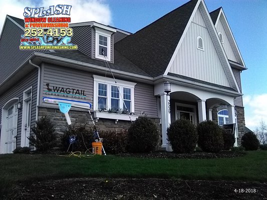 window cleaning and powerwashing combo specials! starting at 450! call splash window cleaning in PA  at 717-252-4153