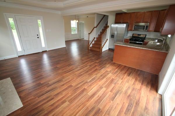 8108 Allentown Road Living Room looking into separate Dining Room. Lovely!