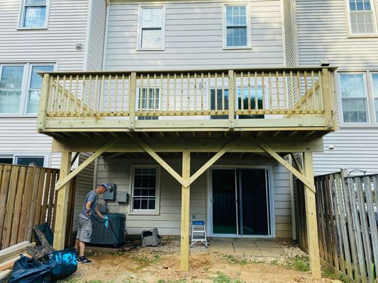 Wood Deck in Manassas VA