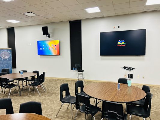 Multiple TV installation for a shared space in Dallas