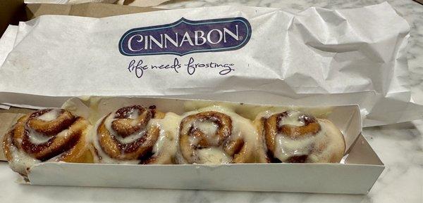 Another view of our Cinnabons.