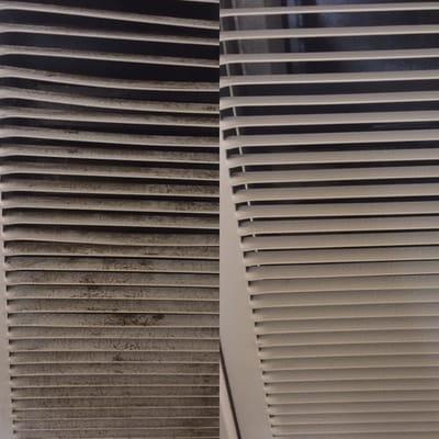 Heater before and after