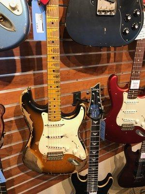 What I call the unicorn heavy relic Nash Strat weighs 6 lbs.