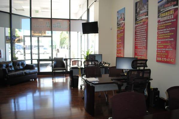 Van Nuys bail bonds front interior view