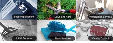 Lawn care 
 Cleaning services 
 Trashout
 Lockchange
 and much more..