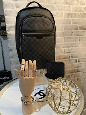 Authentic Louis Vuitton Michael Backpack and Wallet