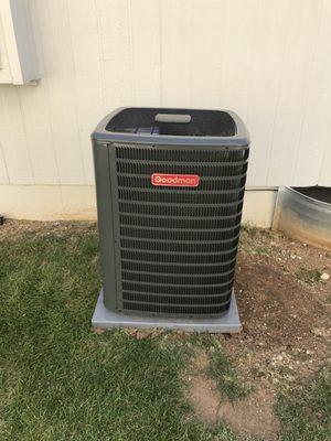 Condensing Unit Install. Great job Bob!