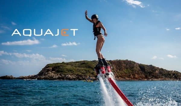 This is even funner than it looks. Call today to schedule your next AQUAJET Ride!