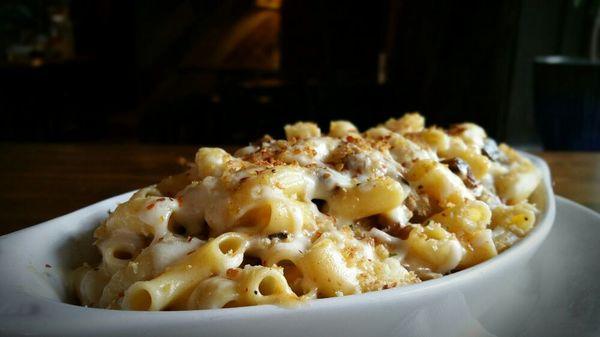 In-house Smoked Pork and Brisket Macaroni and Cheese