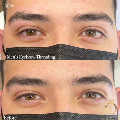 Eyebrow Threading for Men .