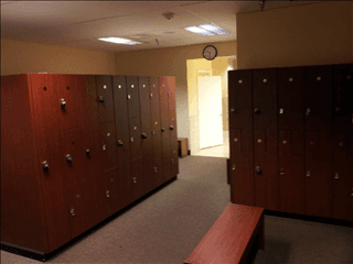 Spacious, Clean Locker Rooms