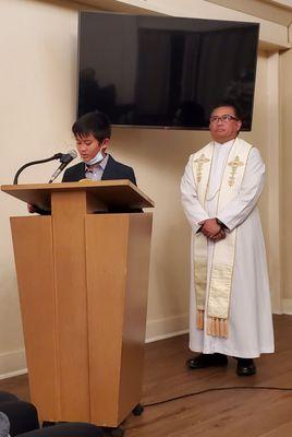 Vigil Prayer for our Loved one in their newly renovated chapel!