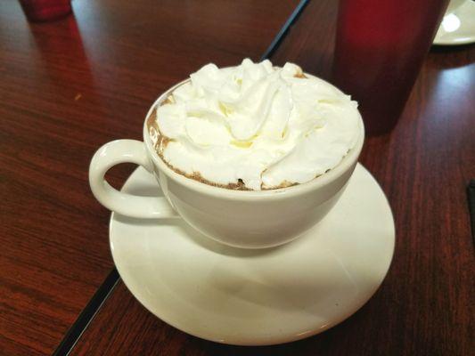 Hot cocoa made w milk! (Special request ) Mmm.. yummy!