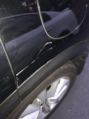 Parking garage Damaged my car