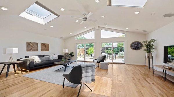 Romford Home Remodel - Spacious living room