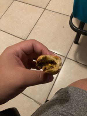 chicken and cheese "taquito"