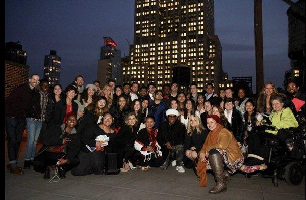 Rooftop - nifty view of the Empire State Building. #WeAreFamily #JustPeaceSummit