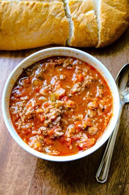 Stuffed pepper soup