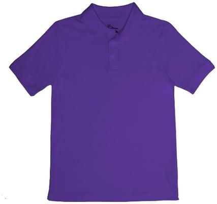 Purple Polo for school uniforms