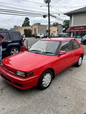 Euro Mazda side panel repair