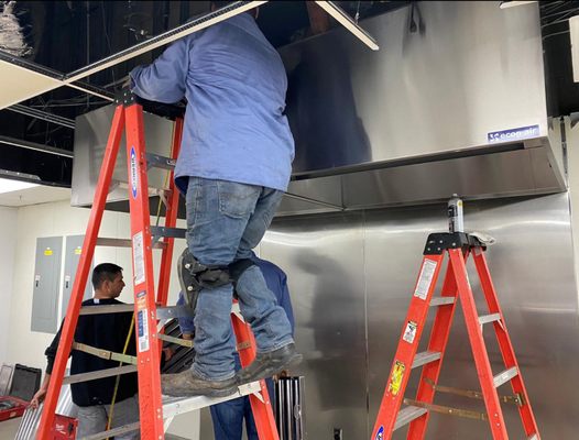 Kitchen hood installation New York