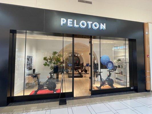 Love my Peloton spinning bike, Peloton Store, International Mall, Tampa