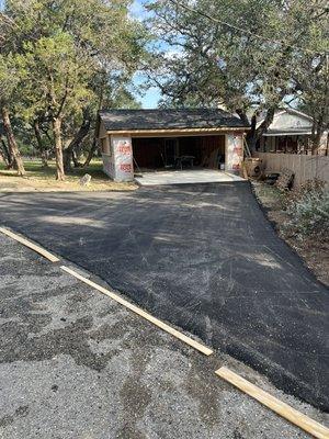 New asphalt install