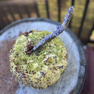 flower pressed pumpkin