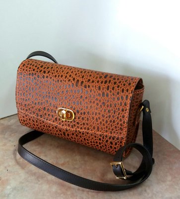 Handmade leather bag.