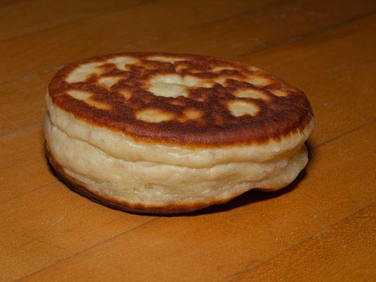 Sourdough English Muffin! Chewy, interesting crust!(keepsmilingphoto.com)