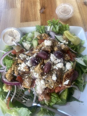 Greek Salad with Chicken delicious