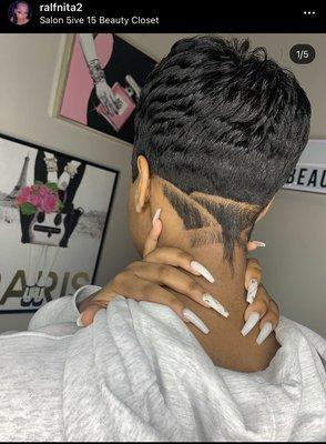 Cut and style with design