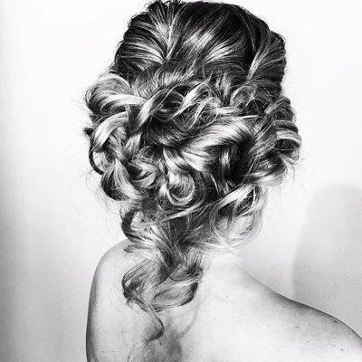 bridal updo by Molly