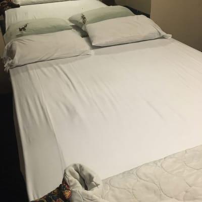 The sheets were clean