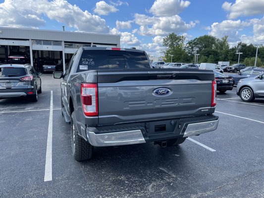 This is a pic of the rear of the truck they sent me before I even had to drive the hour to the dealership!