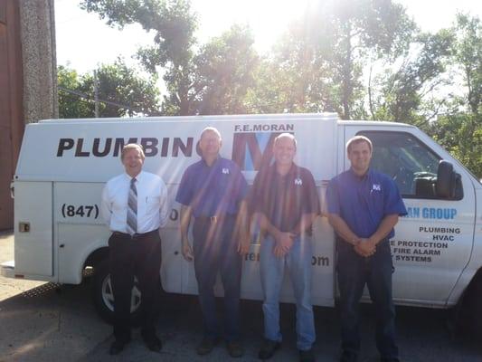 Residential plumbing team.