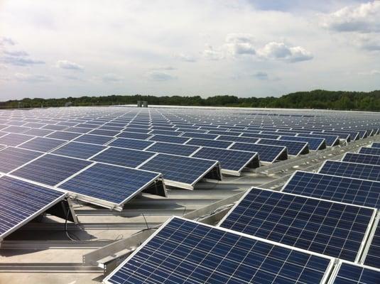 1.1 Megawatt Solar Panel Installation Completed by Advanced Green Technologies is New Jersey, 2012