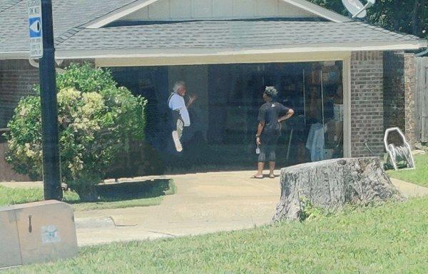 Prospective buyer and inspector chit chat for 45 minutes as we waited to return to OUR HOME. Total disregard for homeowners!