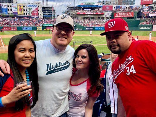 Tim representing Highlands at Nats Park