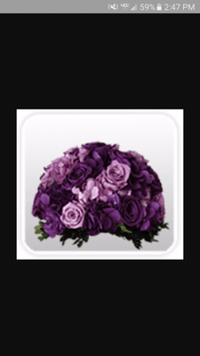 Ordered this.  All purple flowers only