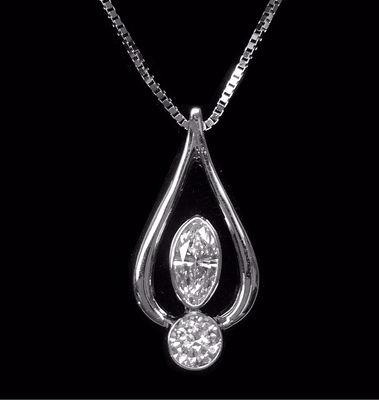 Contemporary pendant with customer supplied diamonds