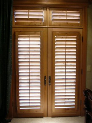 Stained Plantation Shutters