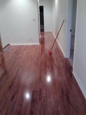 Nice wood floor installation