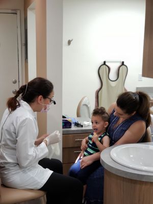 Dr. Razavi, My baby's first dentist appt - success!!