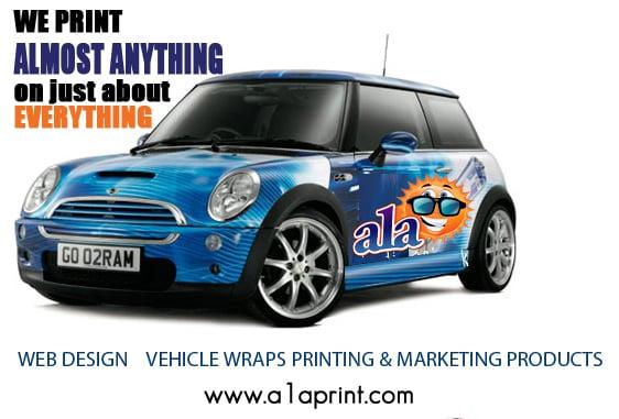 A1A Print in West Palm Beach Designs Car Wraps