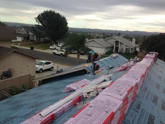 Installing underlayment