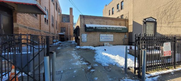 Front of building from street