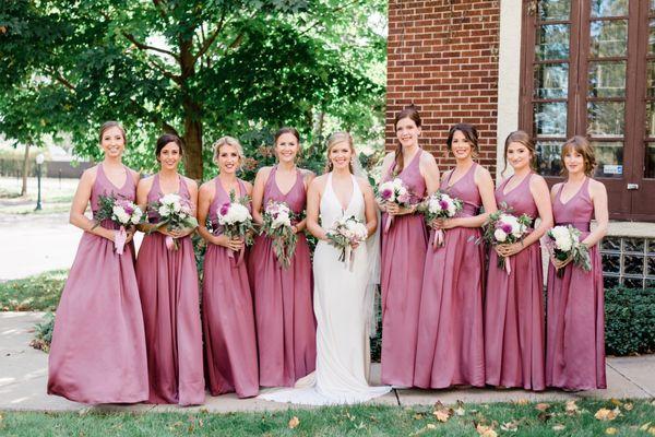 All of us outside the salon with hair and makeup ( Joshua Harrison Photography)