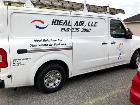 Ideal Air LLC service van